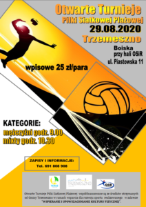 Otwarte turnieje piłki siatkowej plażowej mixt, męski TRZEMESZNO @ TRZEMESZNO UL. PIASTOWSKA 11
