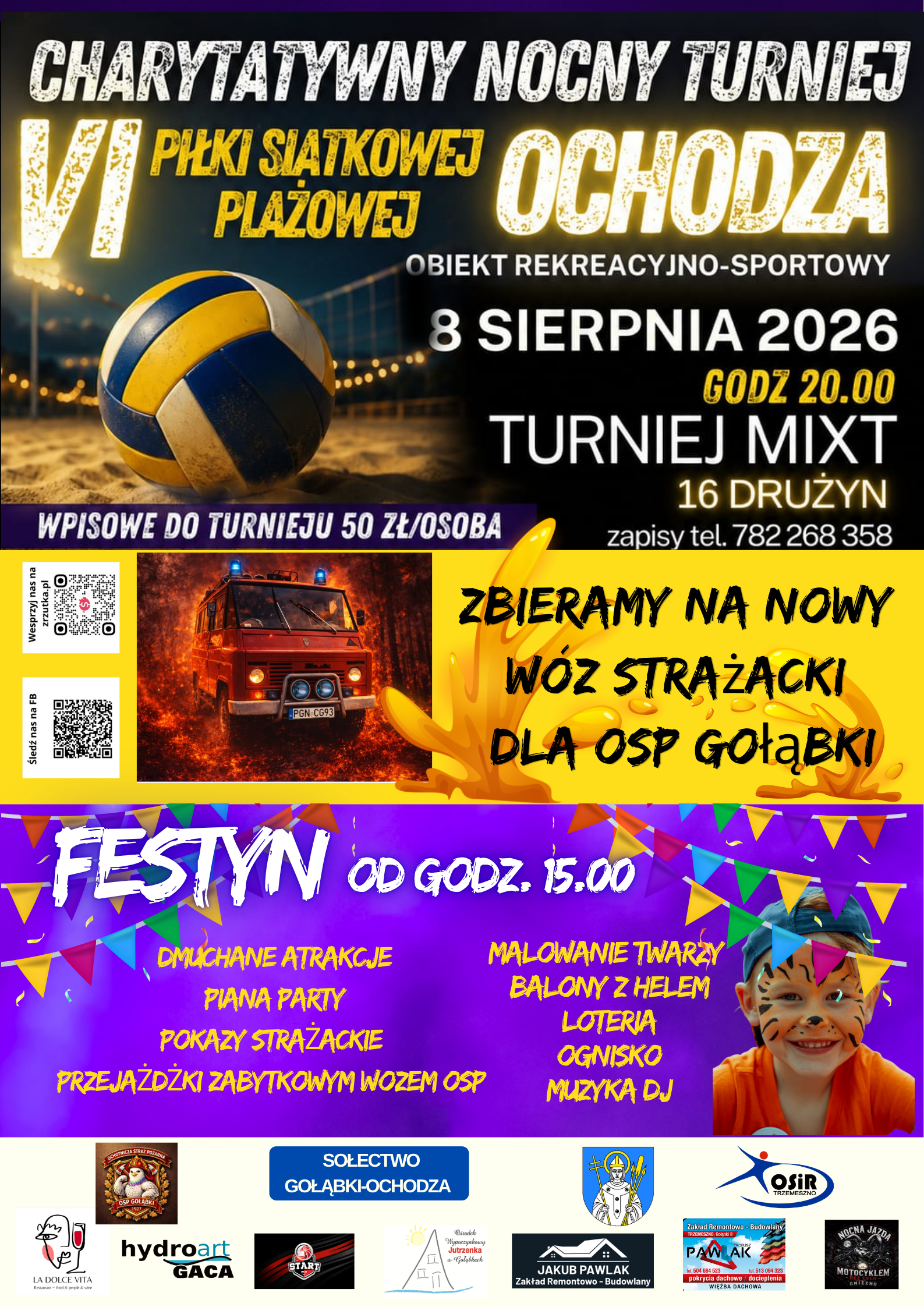 NOCNY TURNIEJ PIŁKI SIATKOWEJ PLAŻOWEJ OCHODZA @ OCHODZA BOISKO